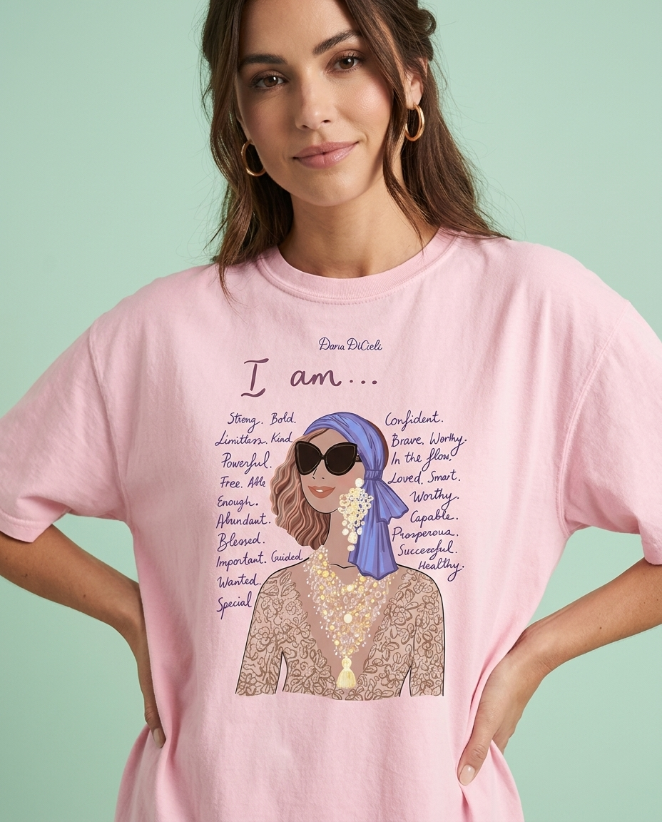 I Am Affirmations T-Shirt | Manifestation &amp; Positive Mindset Women’s Tee
