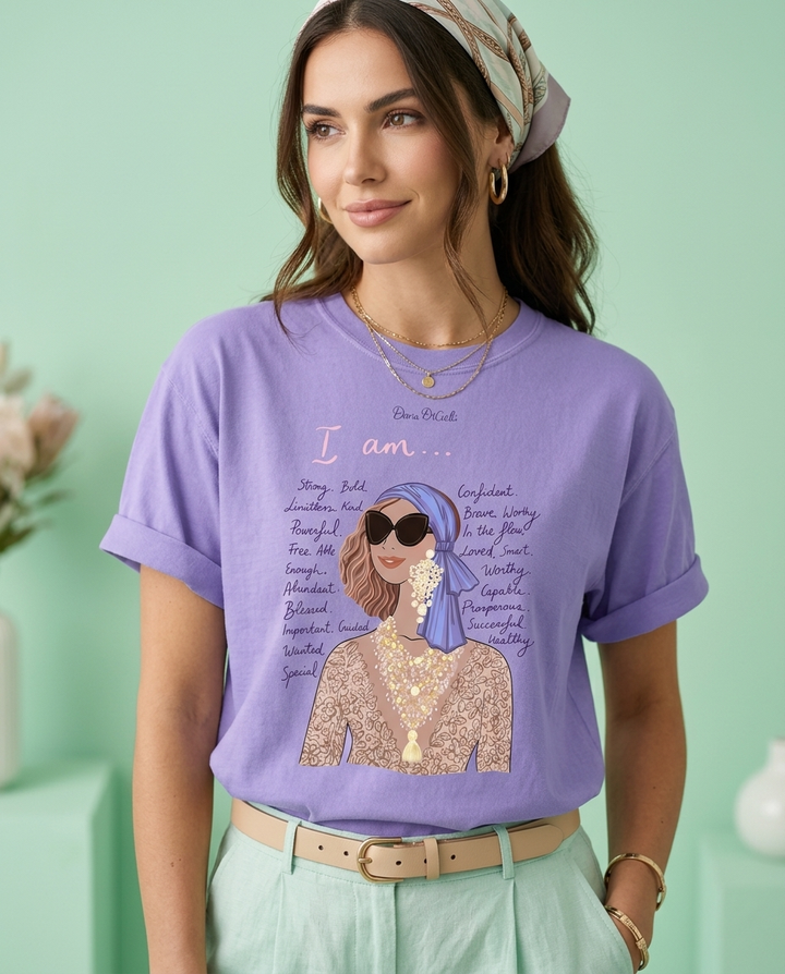 I Am Affirmations T-Shirt | Manifestation &amp; Positive Mindset Women’s Tee
