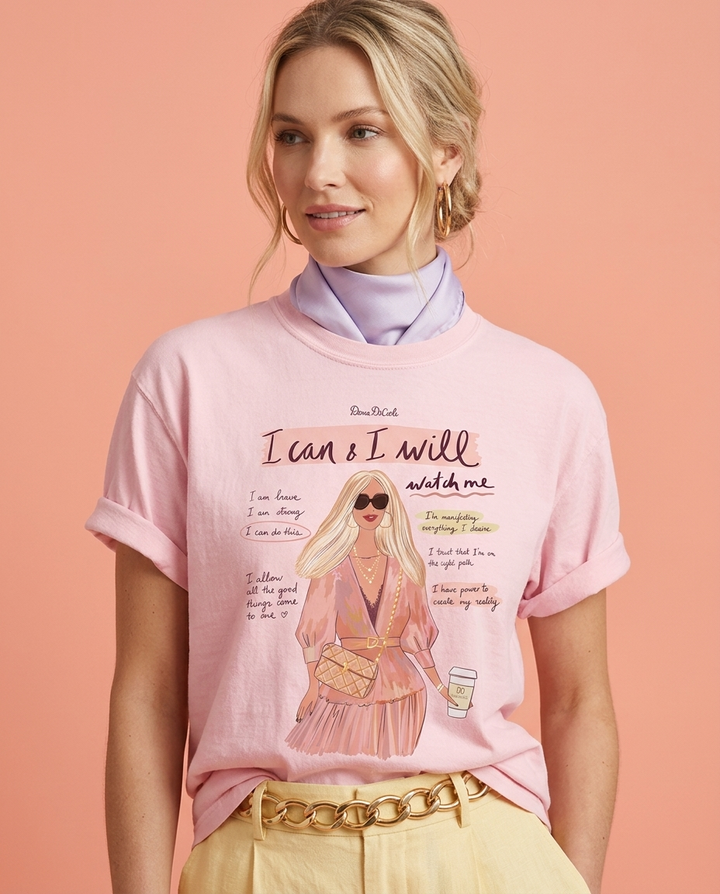 I Can And I Will T-Shirt | Daily Motivation &amp; Goal Getter Women’s Tee
