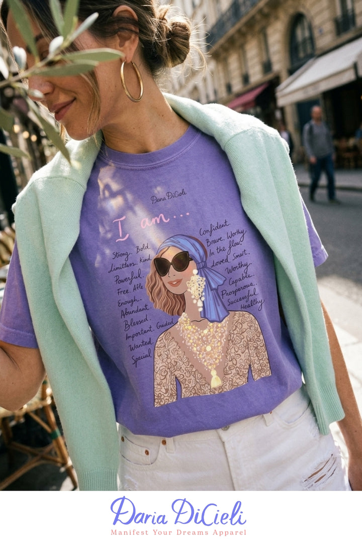 I Am Affirmations T-Shirt | Manifestation &amp; Positive Mindset Women’s Tee