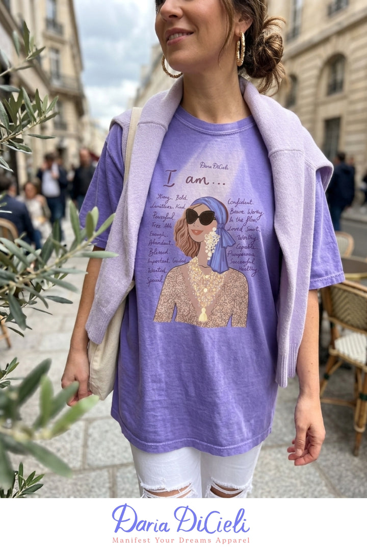 I Am Affirmations T-Shirt | Manifestation &amp; Positive Mindset Women’s Tee
