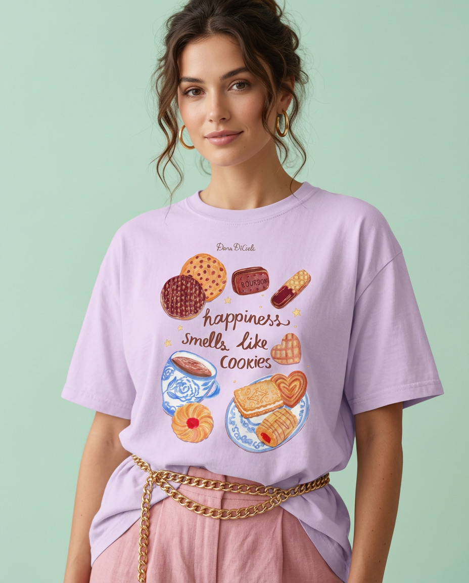 Happiness Smells Like Cookies T-Shirt