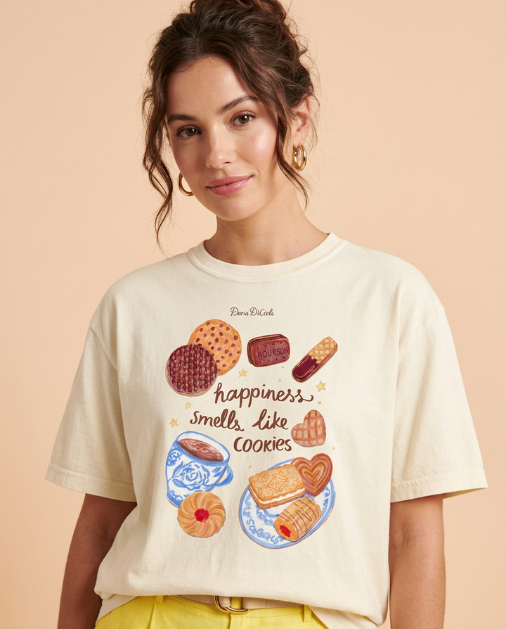 Happiness Smells Like Cookies T-Shirt