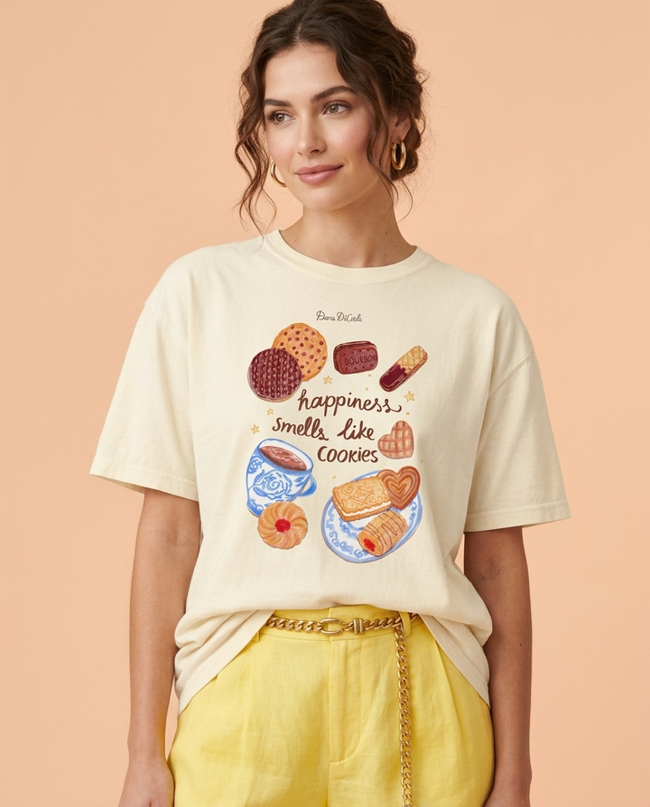 Happiness Smells Like Cookies T-Shirt
