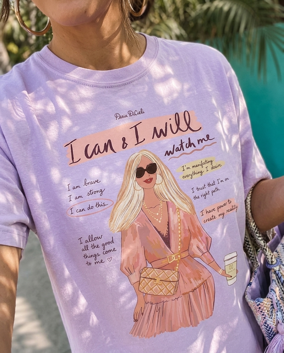 I Can And I Will T-Shirt | Daily Motivation &amp; Goal Getter Women’s Tee
