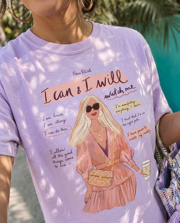 I Can And I Will T-Shirt | Daily Motivation &amp; Goal Getter Women’s Tee